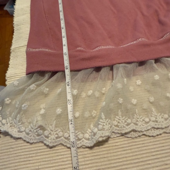 Jenna & Jessie Pink and Gold Short Sleeve Tee with Graphic Design - Picture 6 of 9